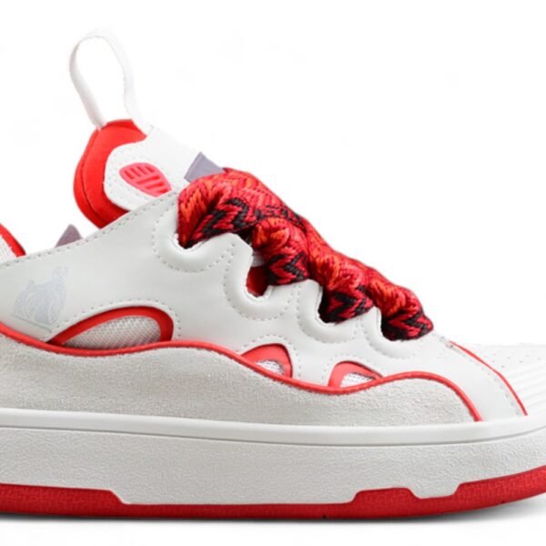 Lanvin Curb Sneaker Red/White