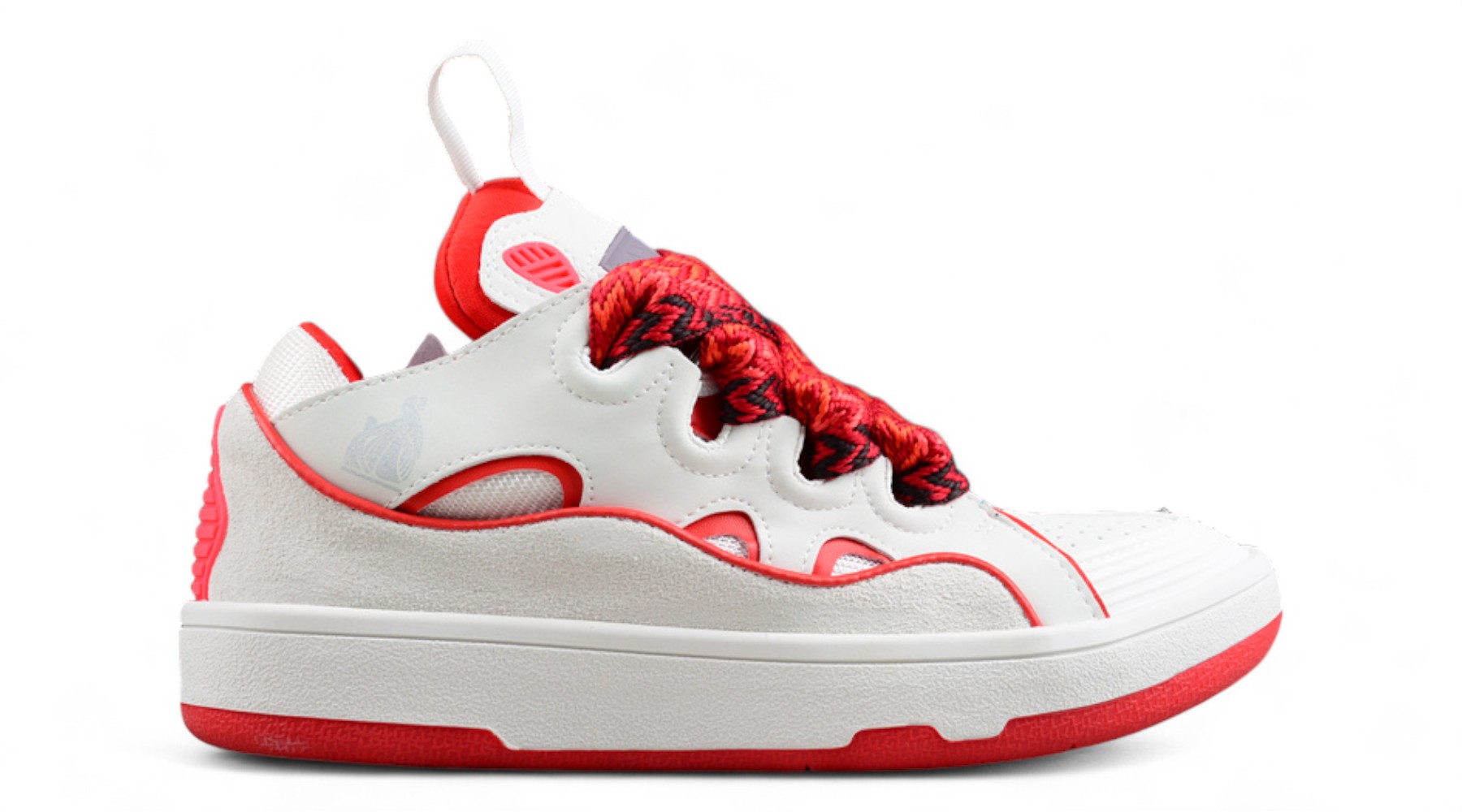 Lanvin Curb Sneaker Red/White