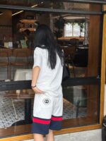Joint Inlay Double G Embroidery Logo Short
