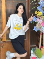 24ss Bottom Embroidery Logo Short