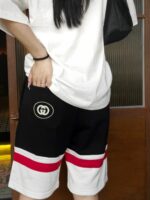 Joint Inlay Double G Embroidery Logo Short
