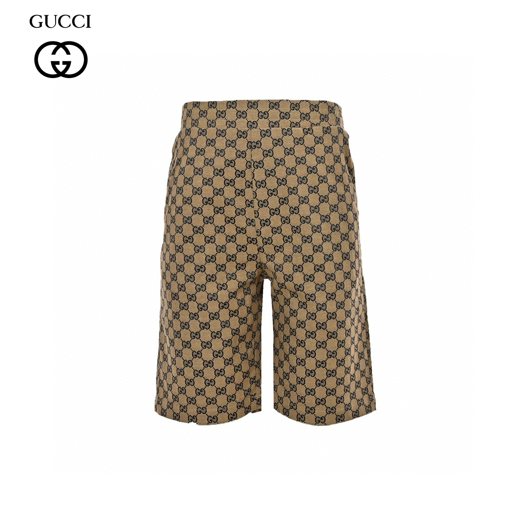 23ss Full Monogram Logo Jacquard Weave Short