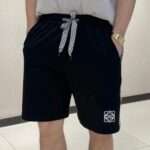 Joint Color Braid Embroidery Logo Short
