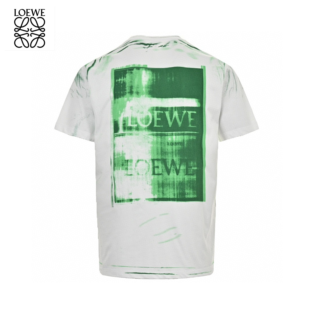 24ss Graffiti Tie-Dye Logo T-Shirt