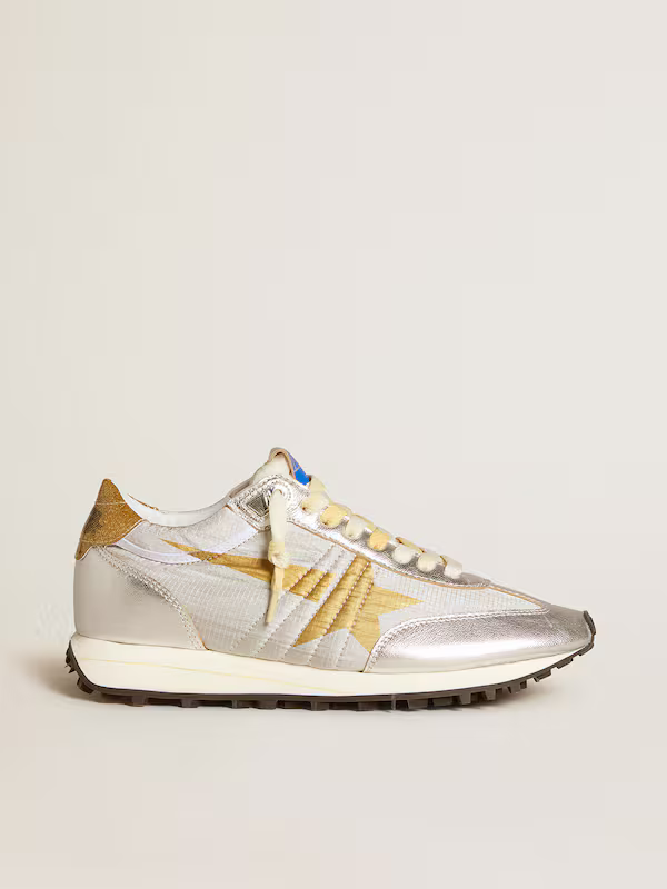 Marathon with silver ripstop nylon upper and gold star