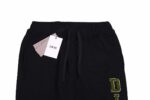 23ss Vertical Towel Embroidery Logo Pants