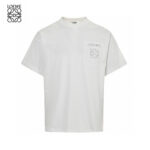 24ss Fake Pocket 3D Embossment 3M Reflective Logo T-Shirt
