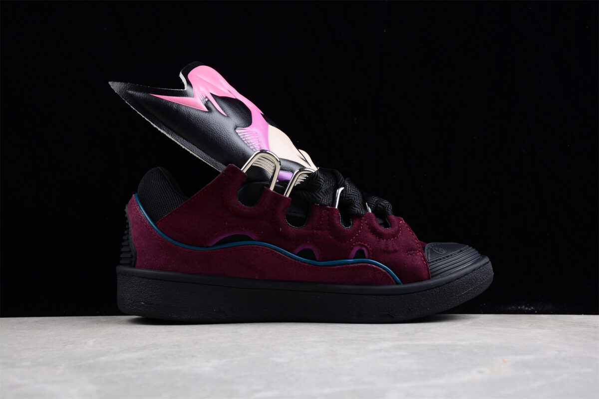 Lanvin Curb Cartoon Sports Sneaker Purple Shoes