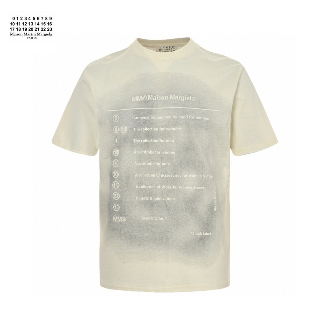 Misty Gradual Change Color Logo T-Shirt