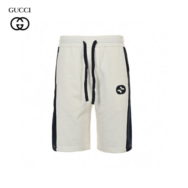 Joint Inlay Double G Embroidery Logo Short