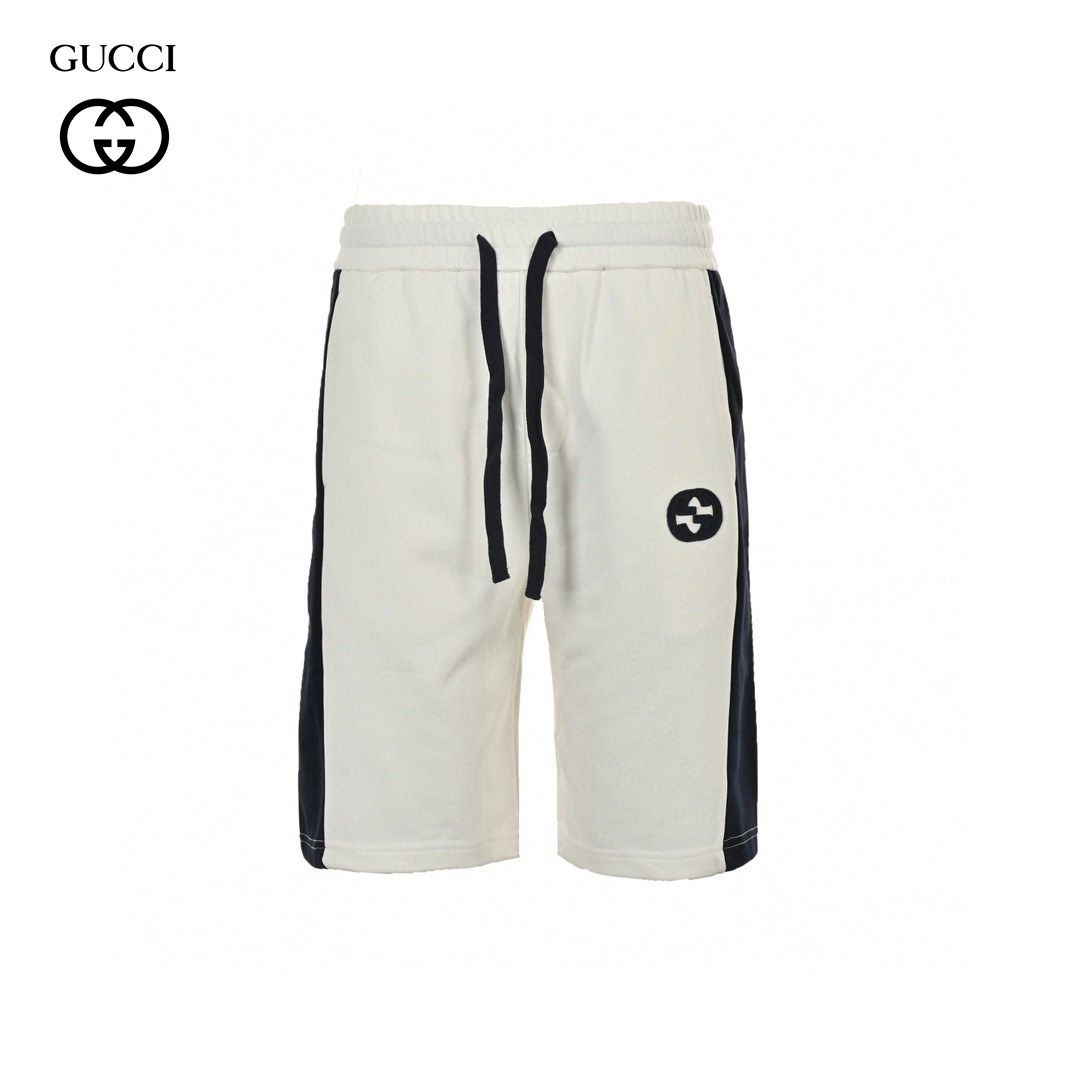 Joint Inlay Double G Embroidery Logo Short