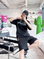 Fendi Little Monster Embroidery Logo Short
