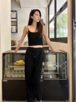 23Fw Embroidery Logo Pants