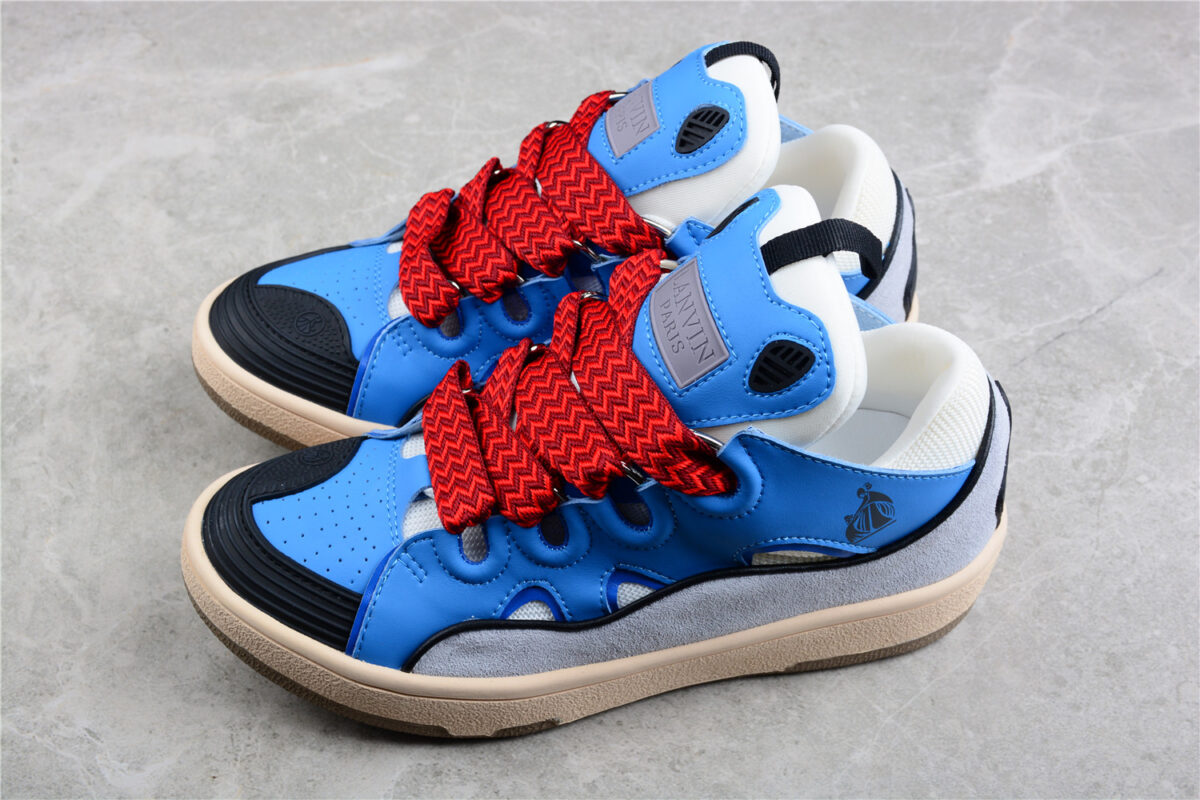 Lanvin Curb Sneaker Shoes Blue