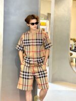 24ss Plaid Knit Short