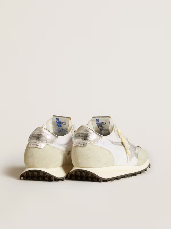 Marathon with white nylon upper and silver star
