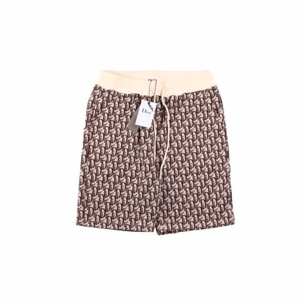 Full Monogram Logo Knit Short