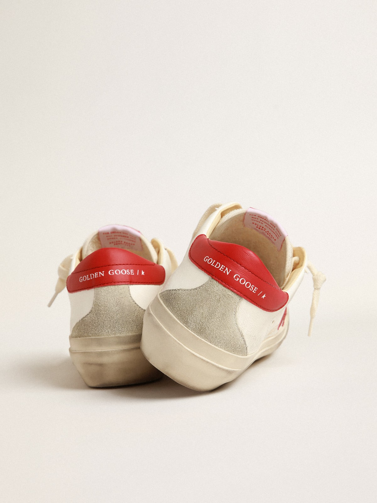Super-Star LTD in nappa with red star and heel tab