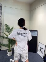 24ss Embroidery Coca Cola Logo Mud Dyeing T-Shirt