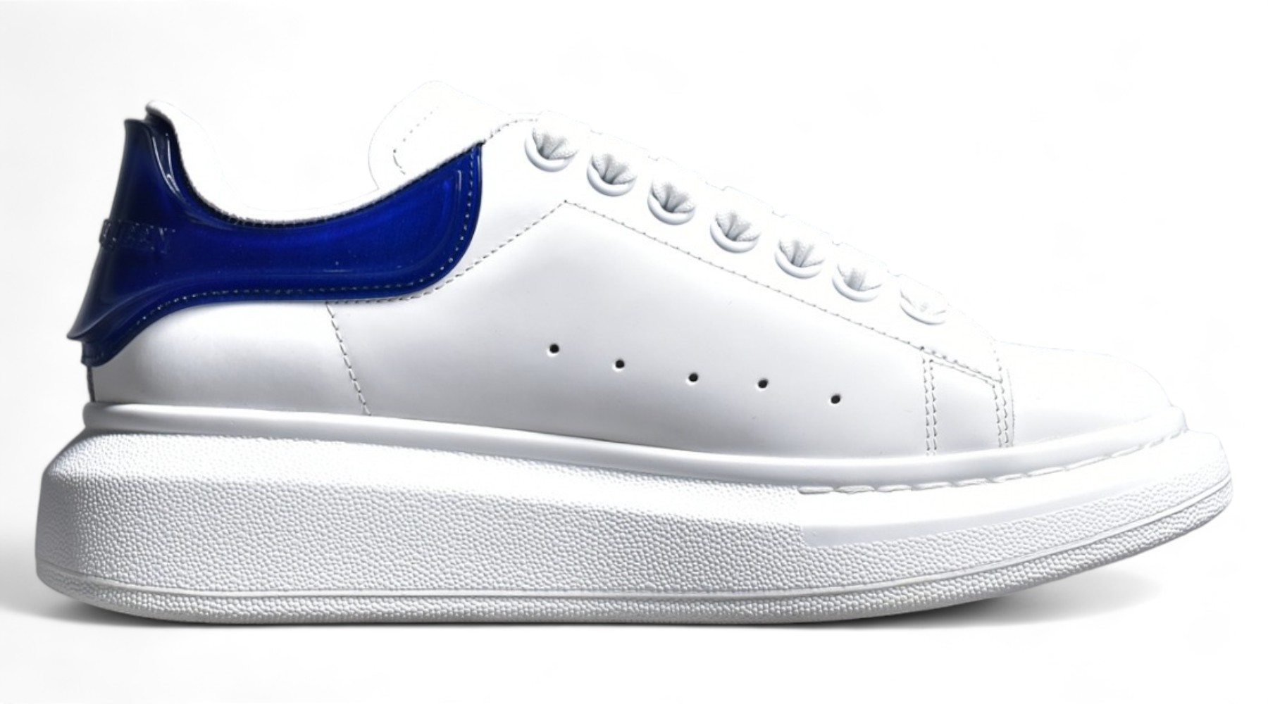 Alexander McQueen Oversized Sneaker WhiteNavy