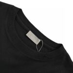 24ss Gold Thread Embroidery CD Logo T-Shirt