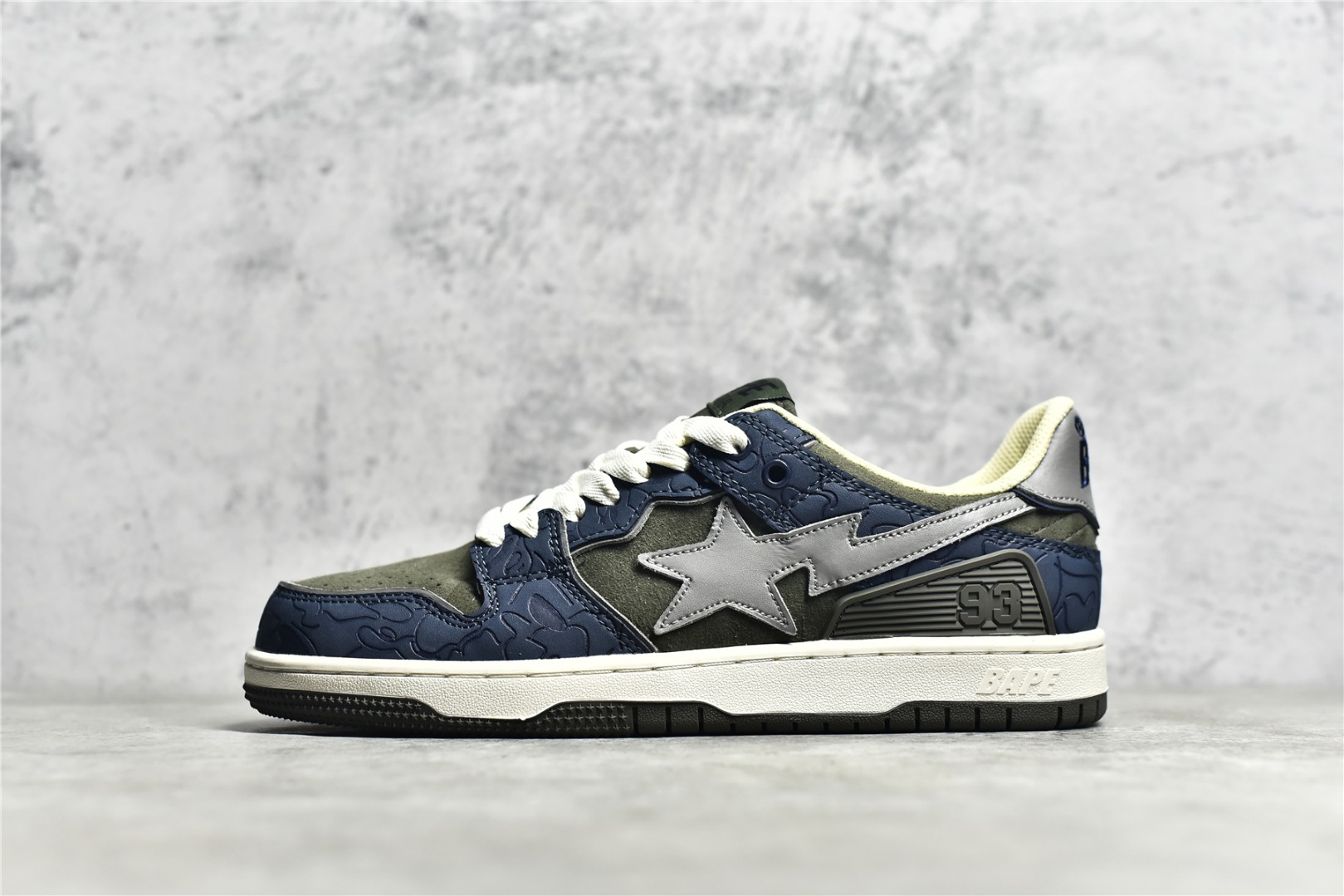 BAPE SK8 Sta Low - army green