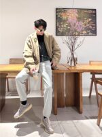 23FW Sliver Embroidery Logo Pants