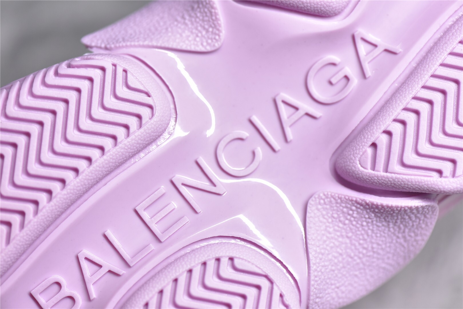 Balenciaga Triple S Allover Logo Pink