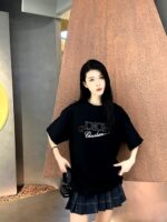 24ss Embroidery Clip Logo T-Shirt