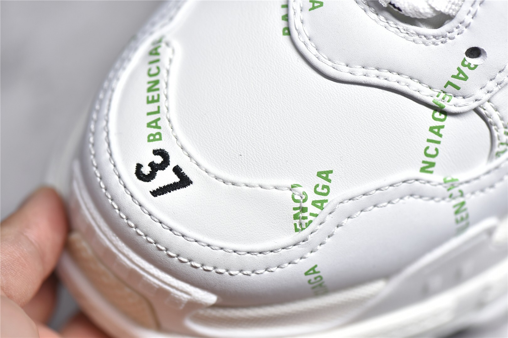 Balenciaga Triple S Allover Logo GID