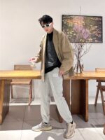 23FW Sliver Embroidery Logo Pants