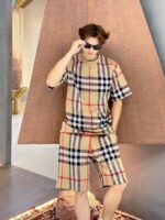 24ss Plaid Knit Short
