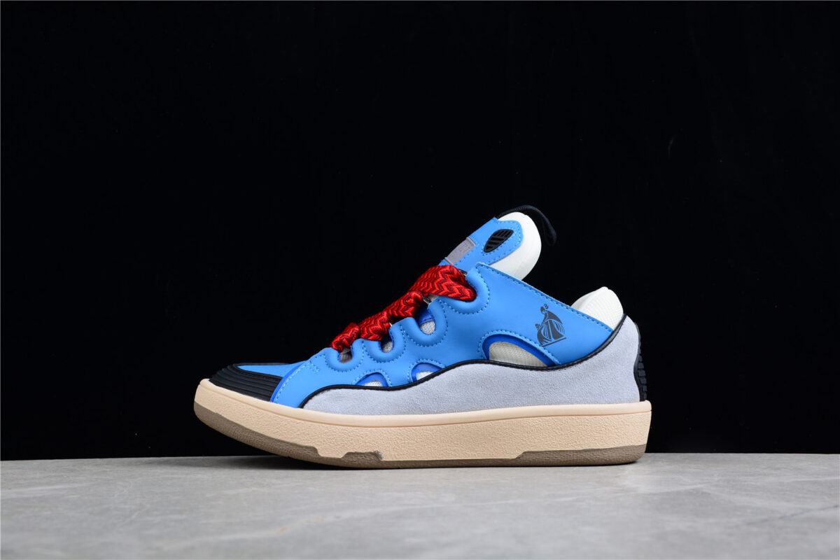 Lanvin Curb Sneaker Shoes Blue