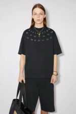 MM6 Numbers Rhinestone Logo T-Shirt