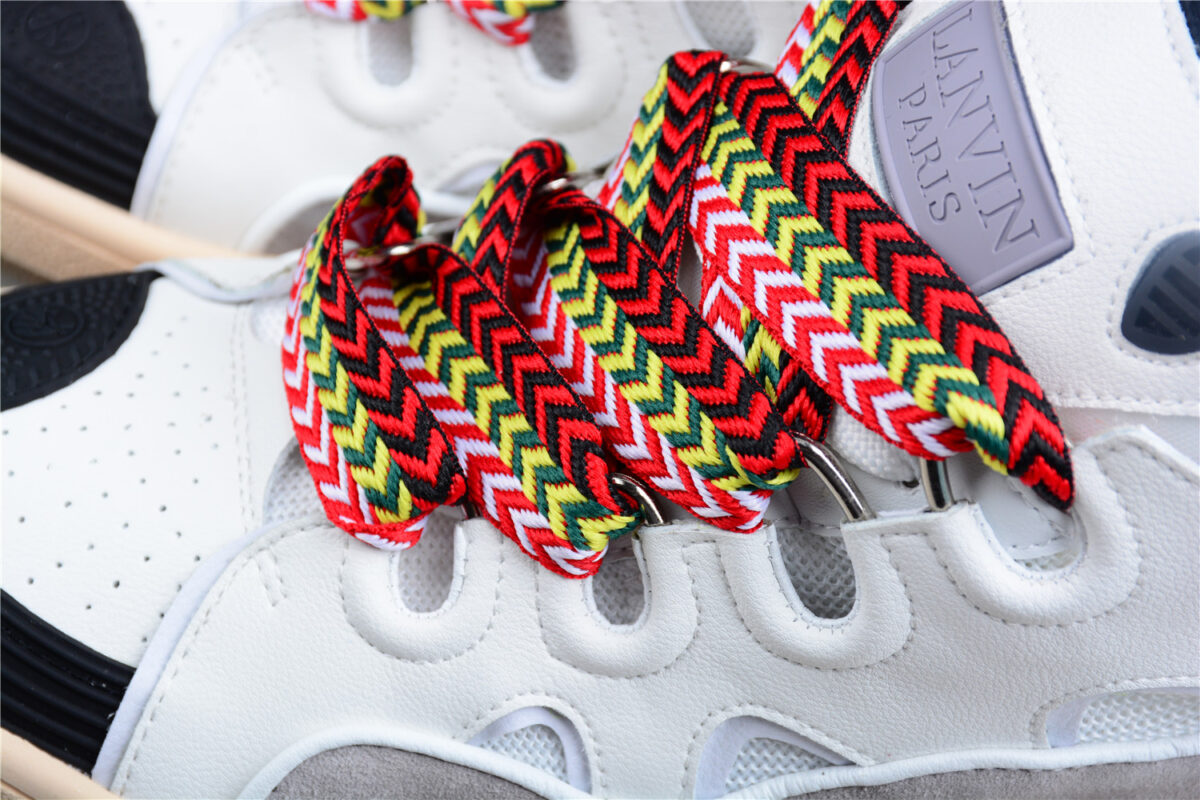 Lanvin Curb Leather Sneakers