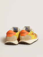 Marathon with yellow nylon upper and orange star