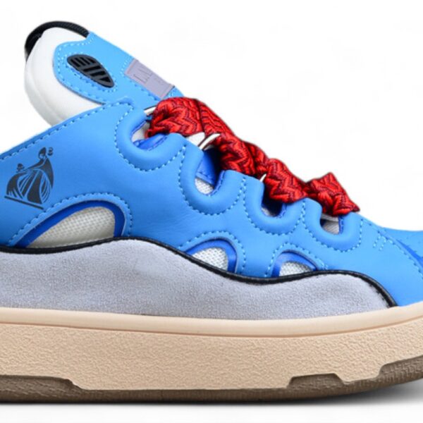 Lanvin Curb Sneaker Shoes Blue