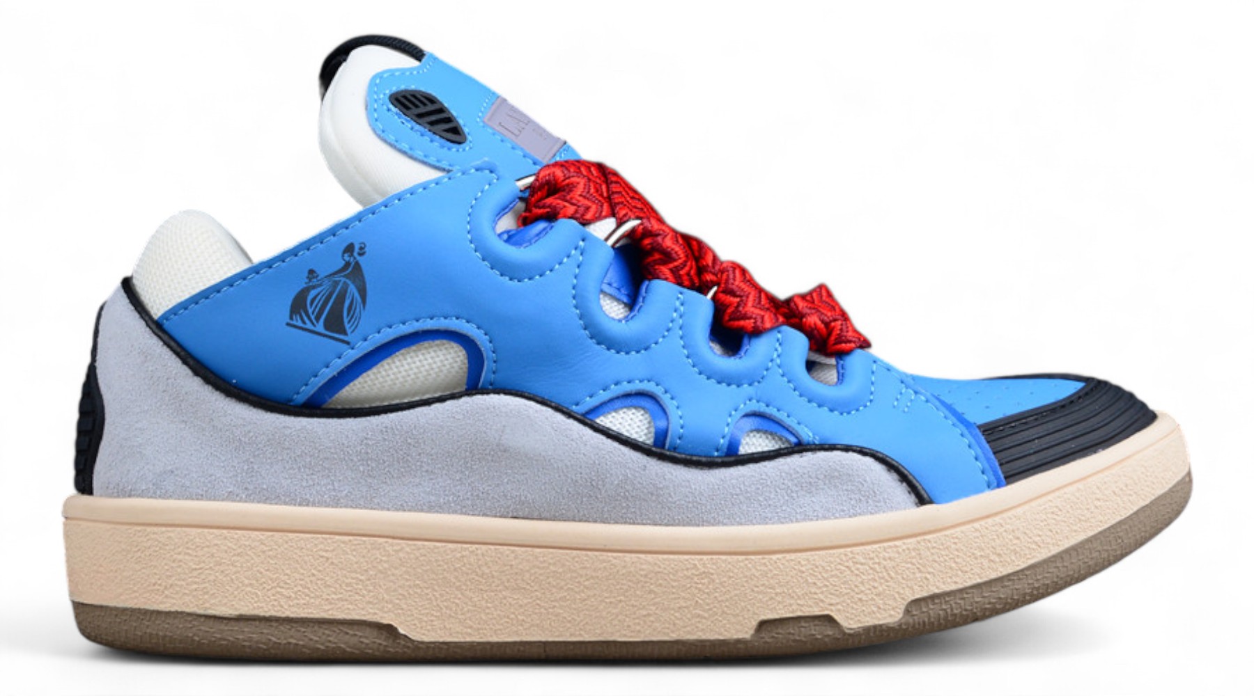 Lanvin Curb Sneaker Shoes Blue
