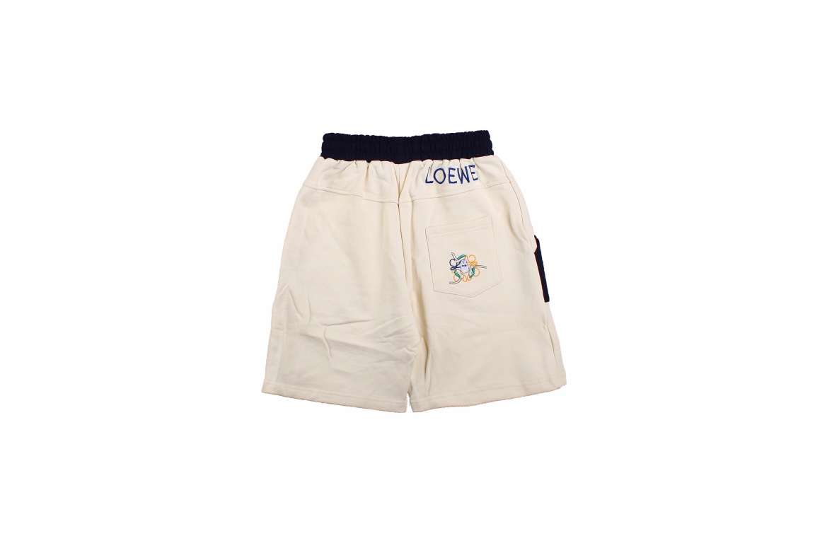 Totoro Embroidery Logo Joint Color Short