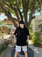 24ss Full Flocking Logo T-Shirt