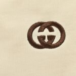 Embroidery Double G Signature Logo Cotton Short
