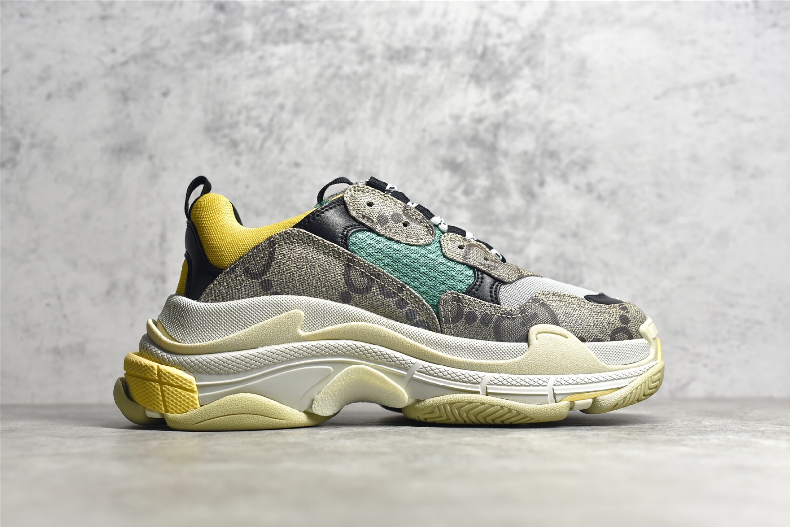 HACKER Triple S Sneaker Yellow
