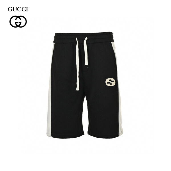 Joint Inlay Double G Embroidery Logo Short