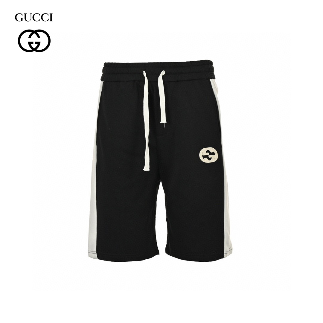 Joint Inlay Double G Embroidery Logo Short