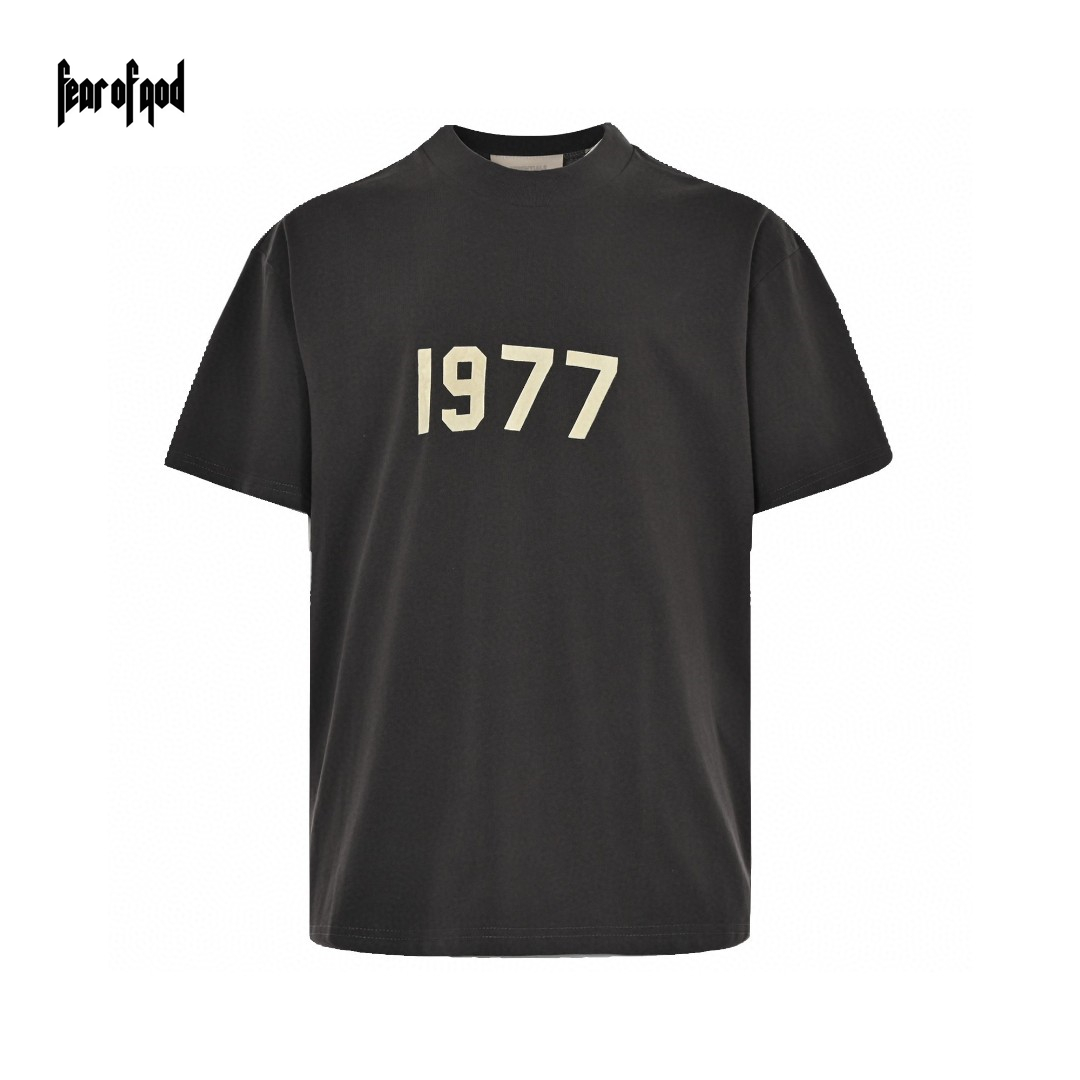Essentials 1977 Flocking Logo T-Shirt