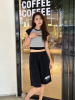 23SS Embroidery Logo Short