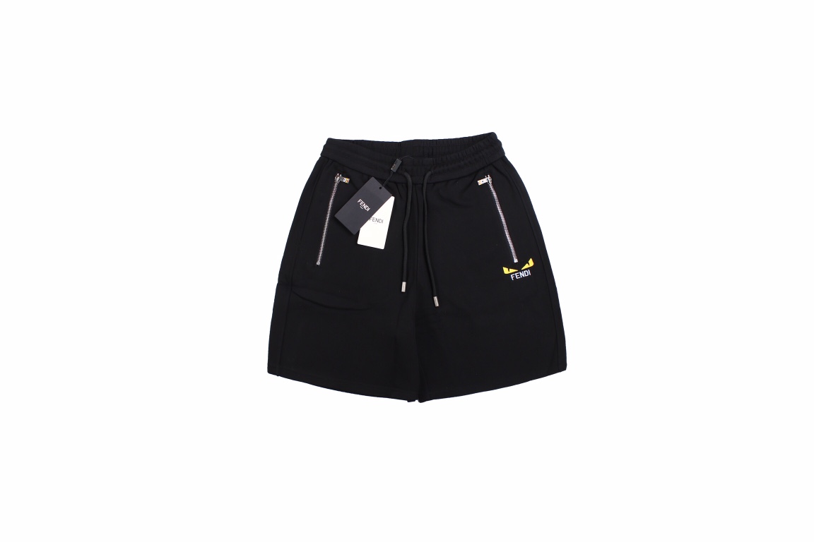 Fendi Little Monster Embroidery Logo Short