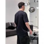 Embroidery Double F Joint Color T-Shirt