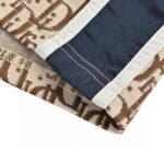 24ss Full Logo Jacquard Weave Side Braid Short