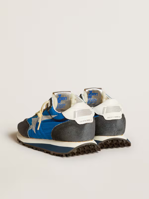 Marathon with blue nylon upper and white star